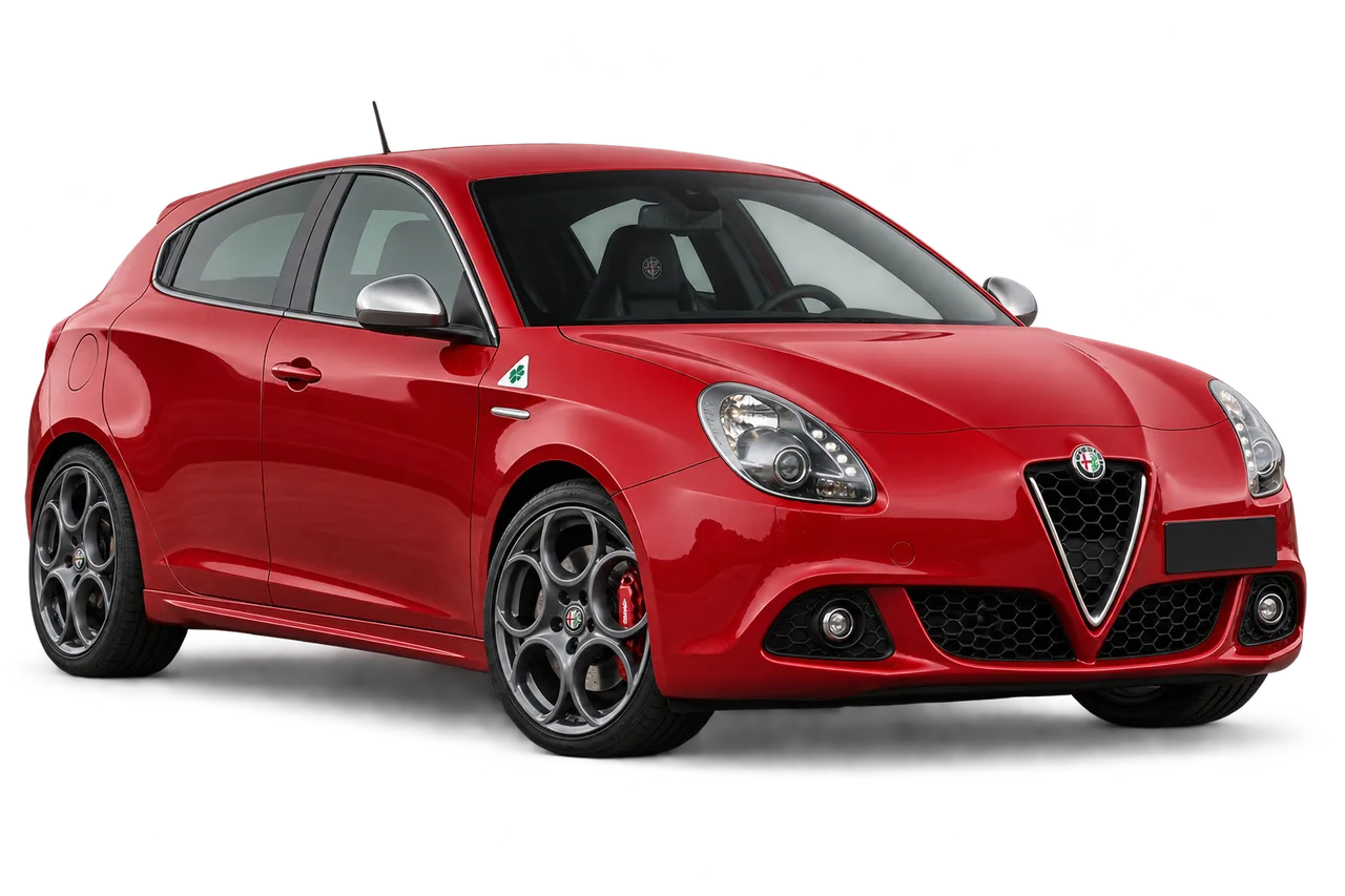 alfa-romeo Giulietta Quadrifoglio Verde · Modelio iliustracija