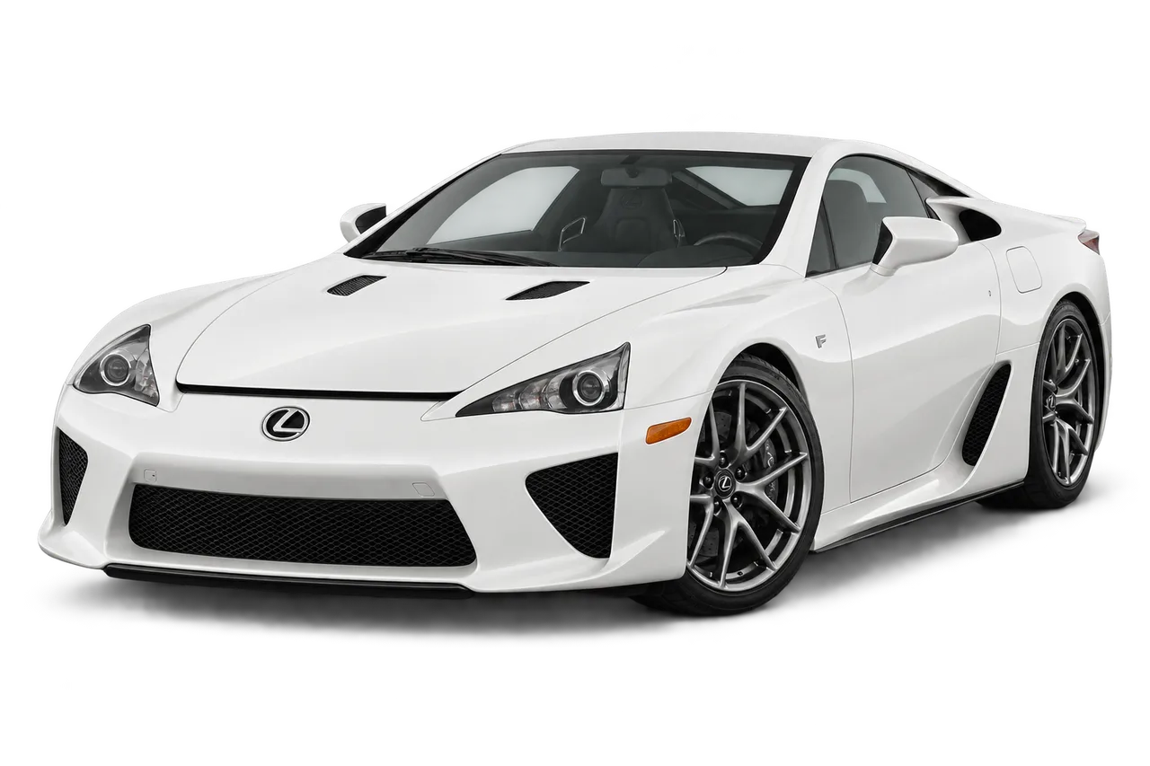 lexus LFA · LFA10 (2010–2013) · Kartos iliustracija