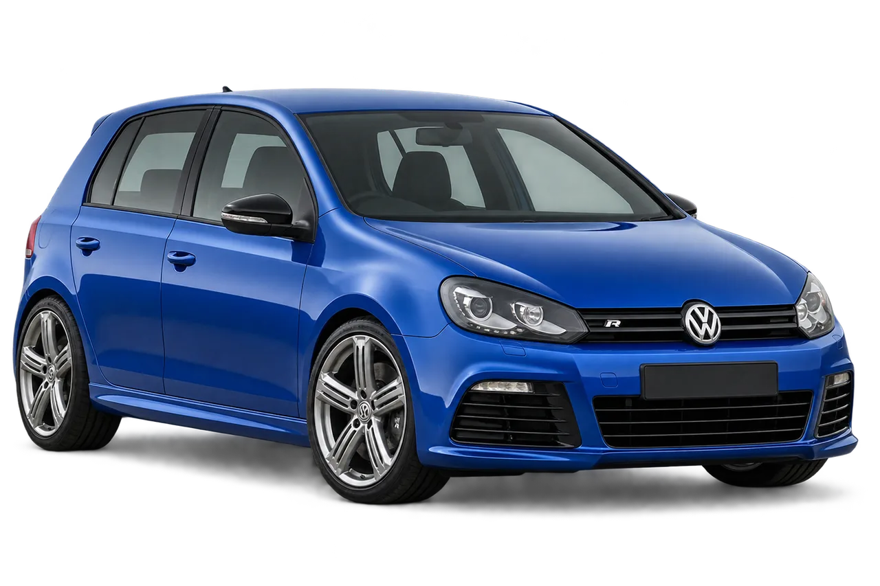 volkswagen Golf R · Mk6 R (2009–2013) · Kartos iliustracija