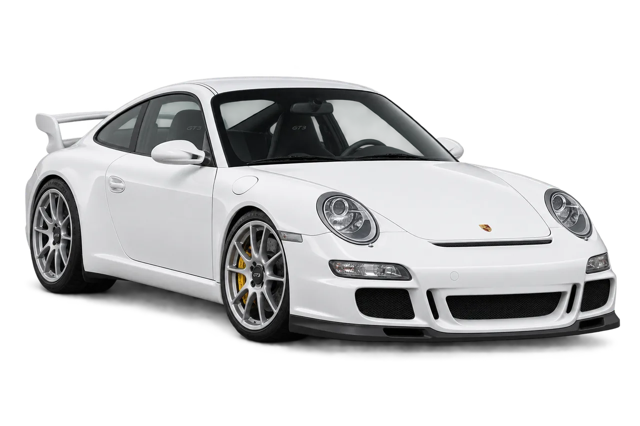 porsche 911 GT3 · 997 (2006–2011) · Kartos iliustracija