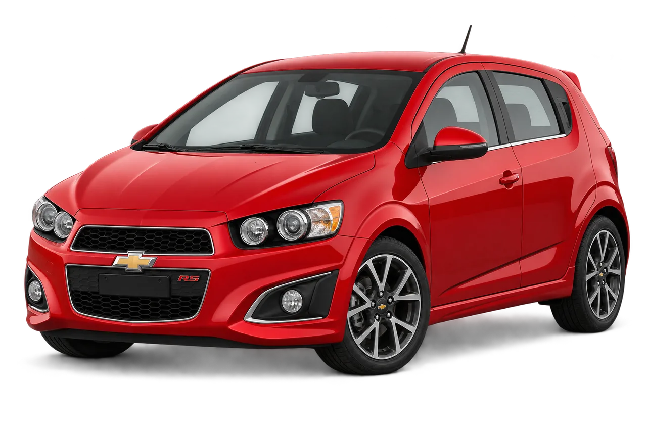 chevrolet Sonic RS · Modelio iliustracija