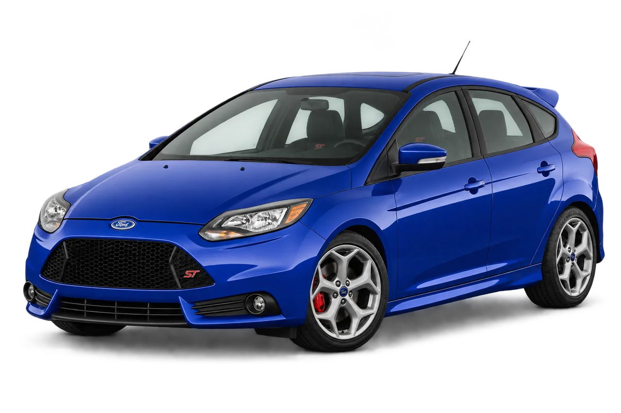 ford Focus ST · Mk3 (2012–2014) · Kartos iliustracija
