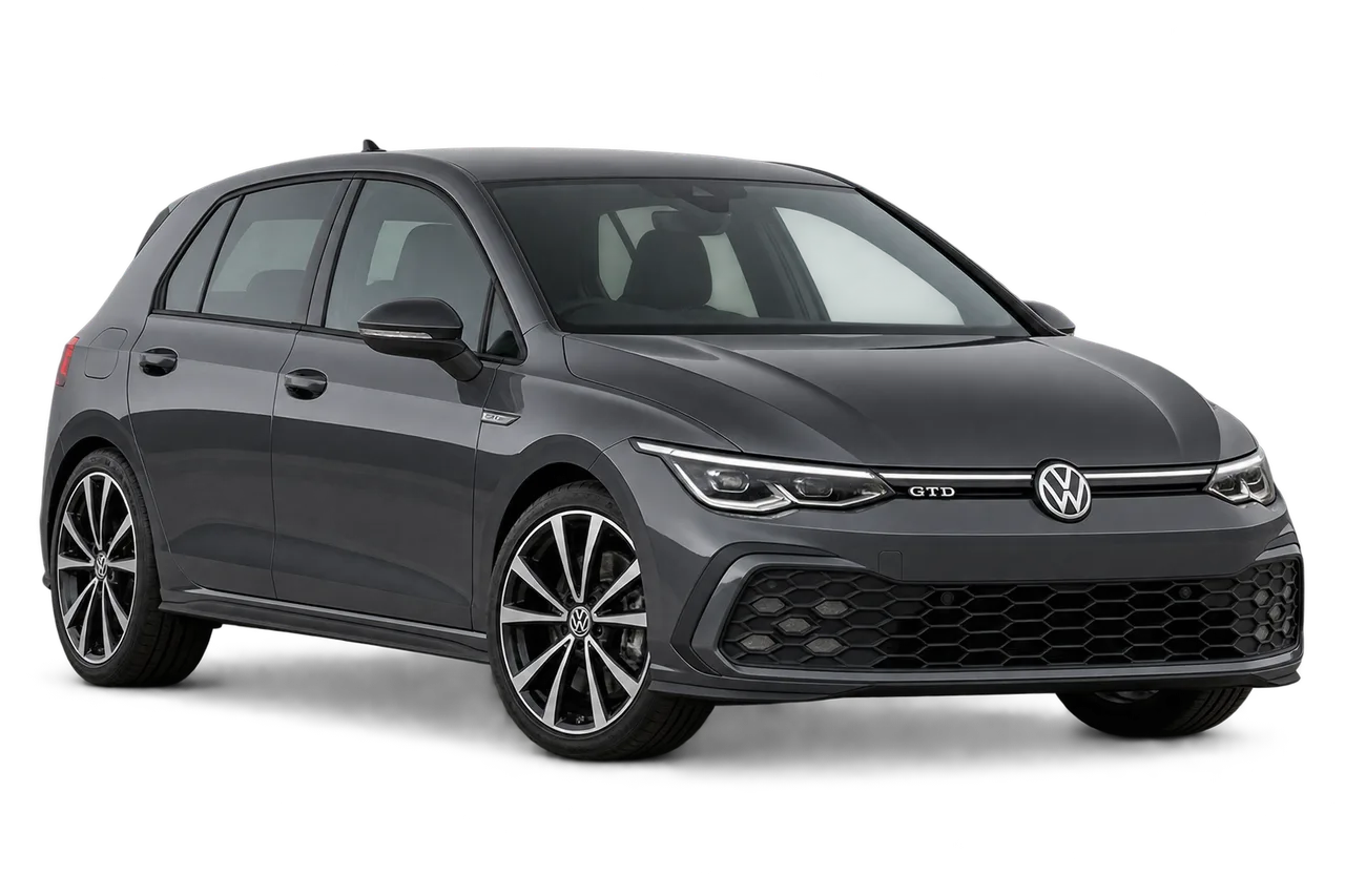 volkswagen Golf GTD · Modelio iliustracija