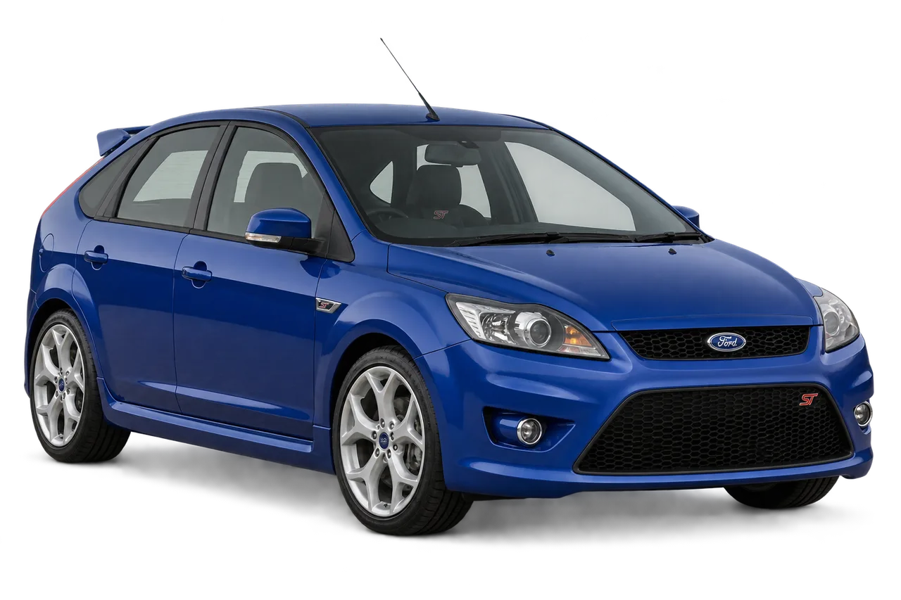 ford Focus ST · Mk2 FL (2008–2011) · Kartos iliustracija