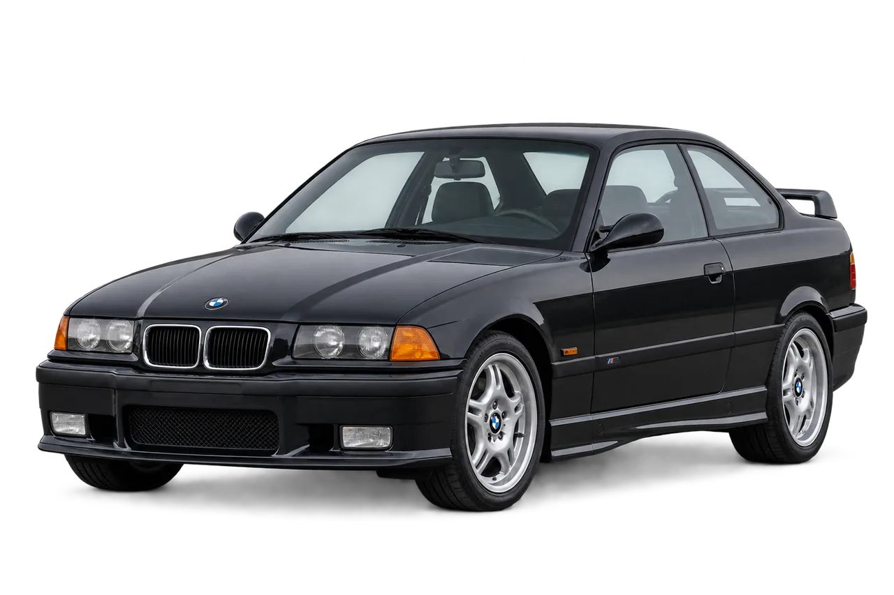 bmw M3 · E36 (1992–1999) · Kartos iliustracija