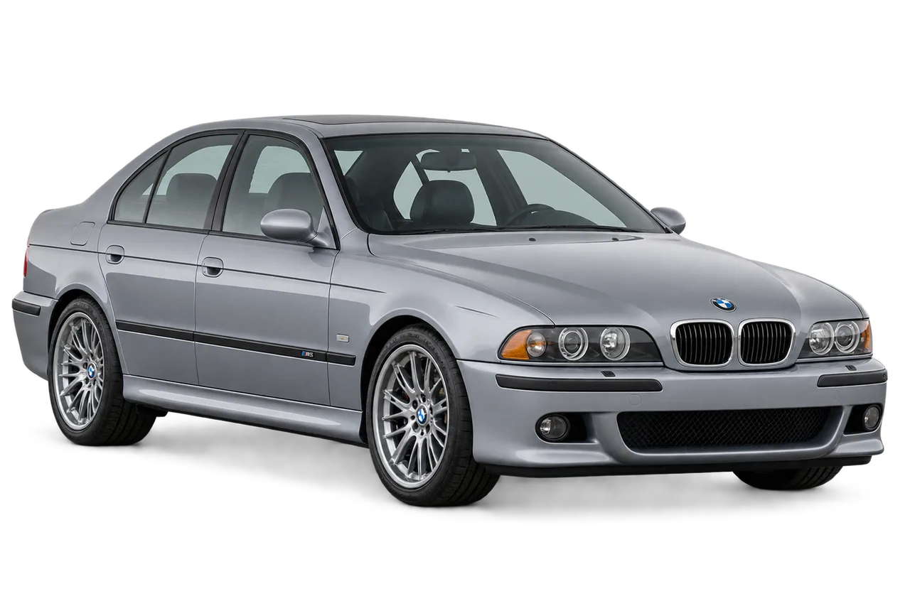 bmw M5 · E39 (1998–2004) · Kartos iliustracija