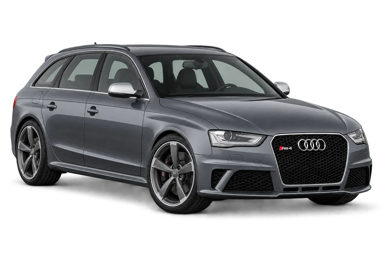 audi RS4 · B8 (2012–2015) · Kartos iliustracija