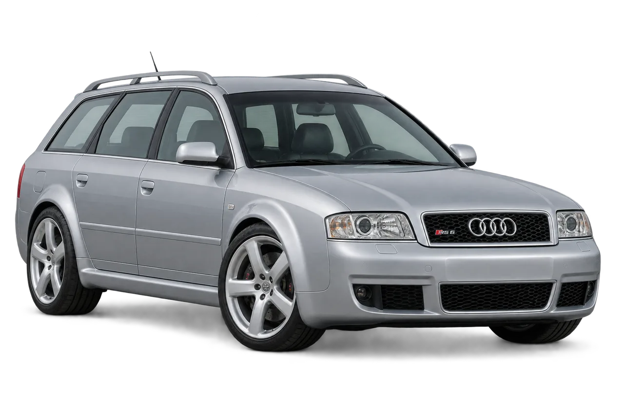 audi RS6 · C5 (2002–2004) · Kartos iliustracija