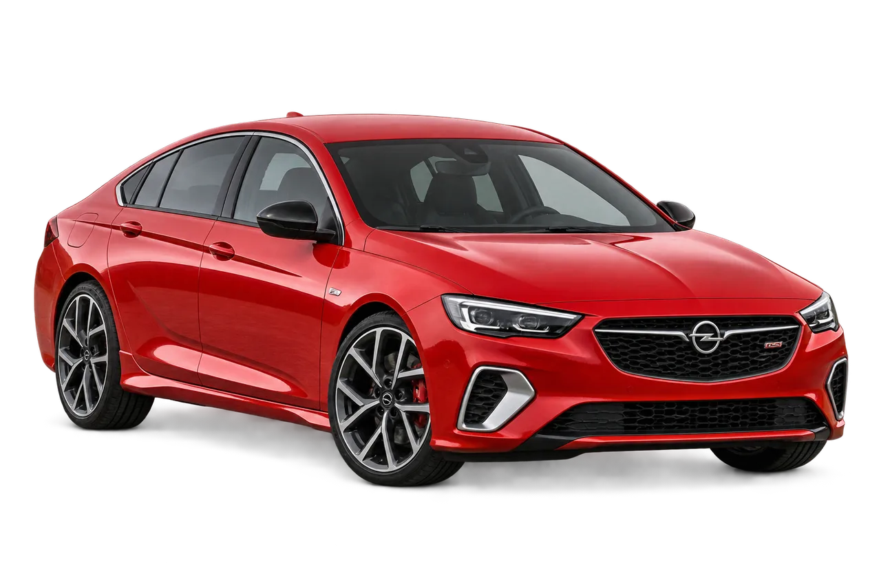 opel Insignia GSi · B (2017–2020) · Kartos iliustracija