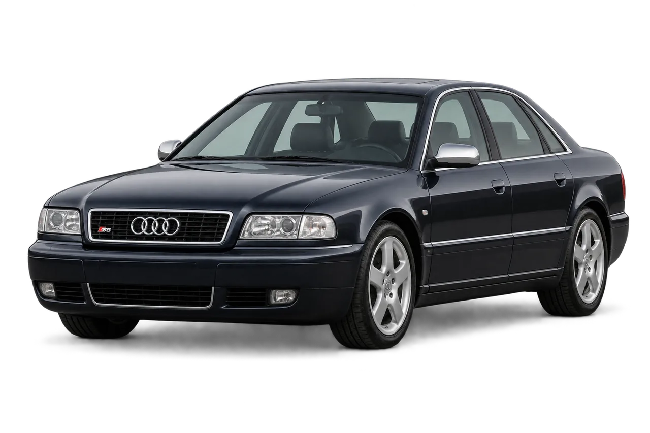 audi S8 · D2 (1996–2003) · Kartos iliustracija