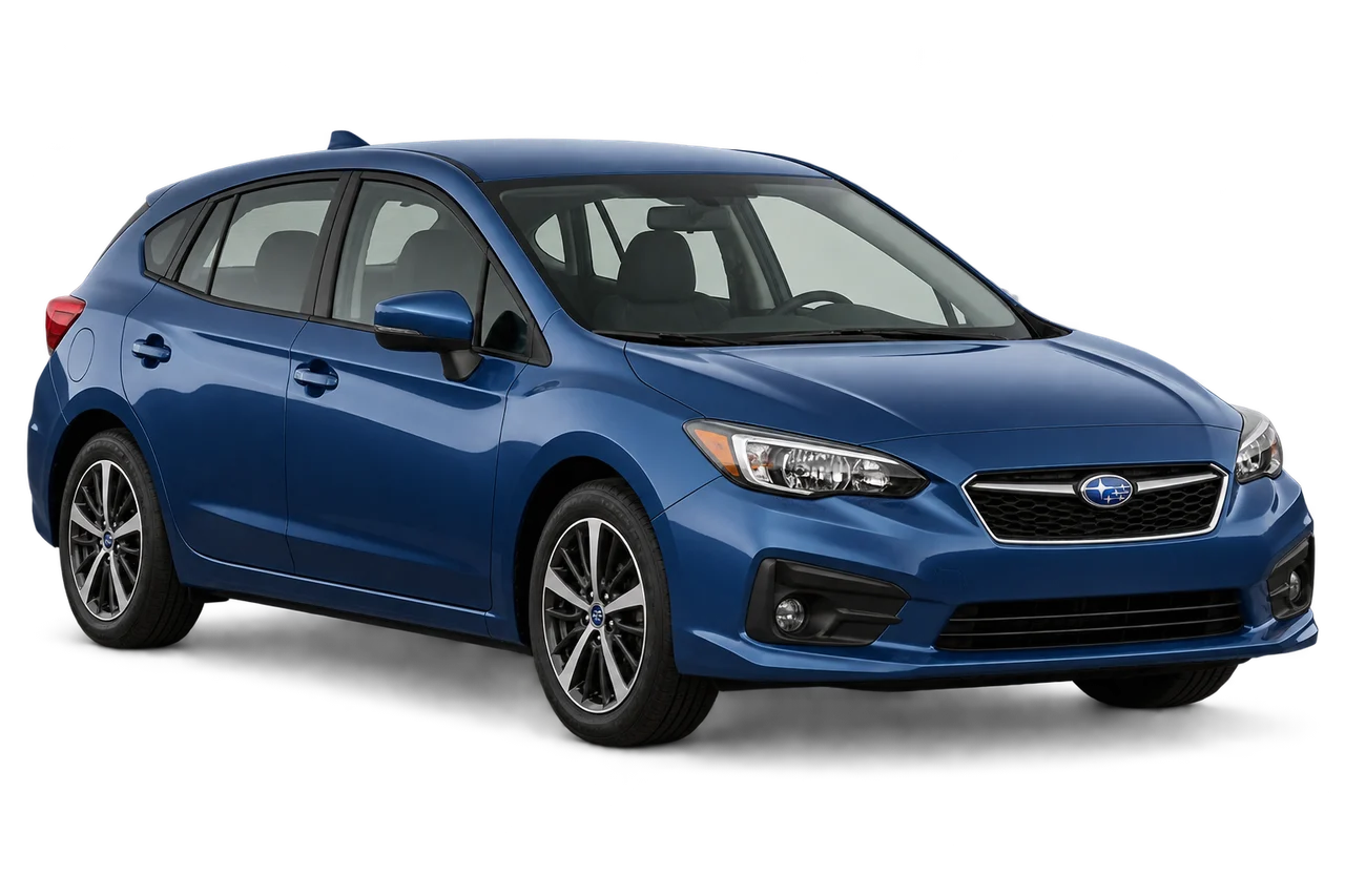 subaru Impreza · Modelio iliustracija