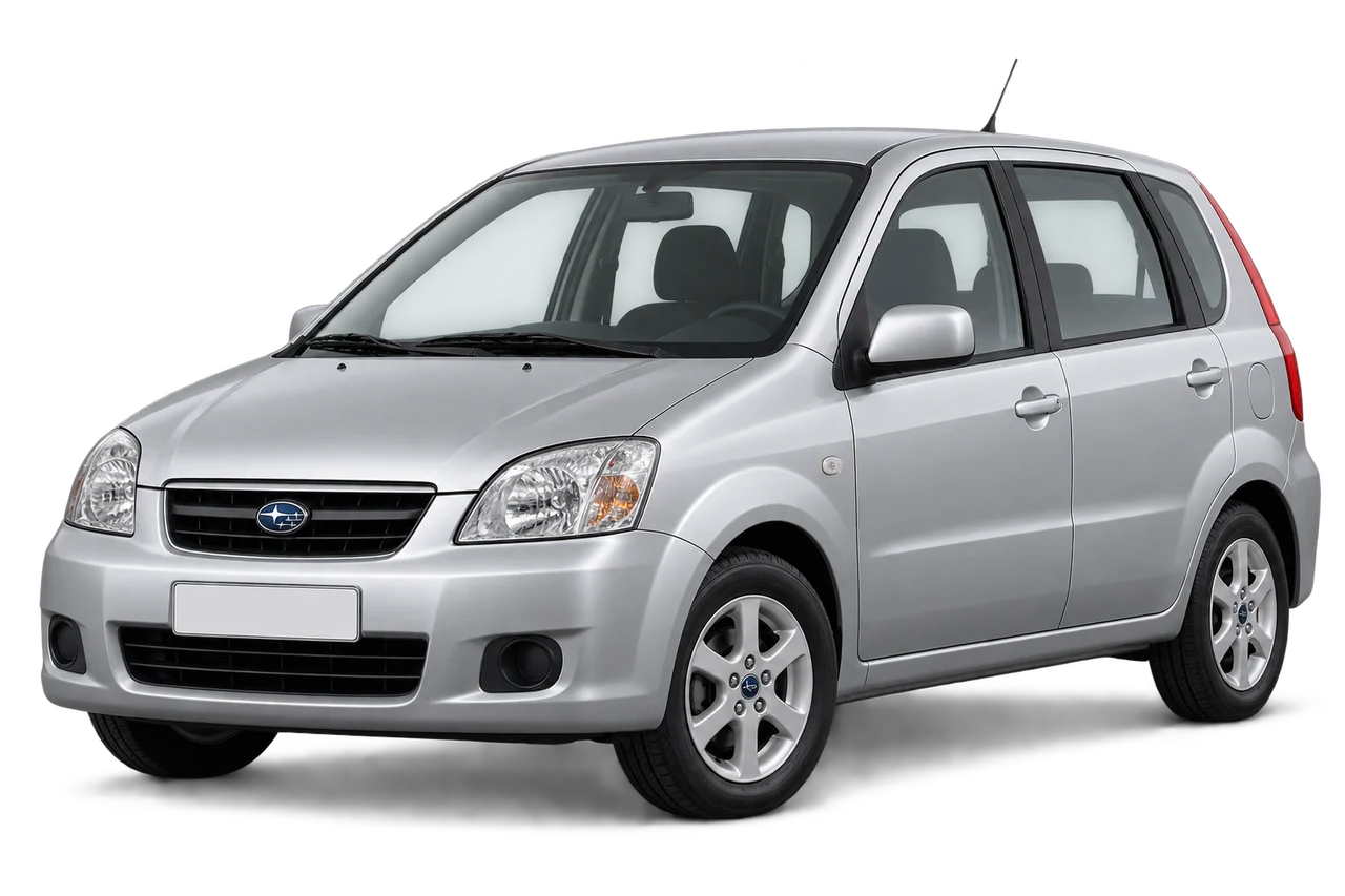 subaru Justy · Modelio iliustracija
