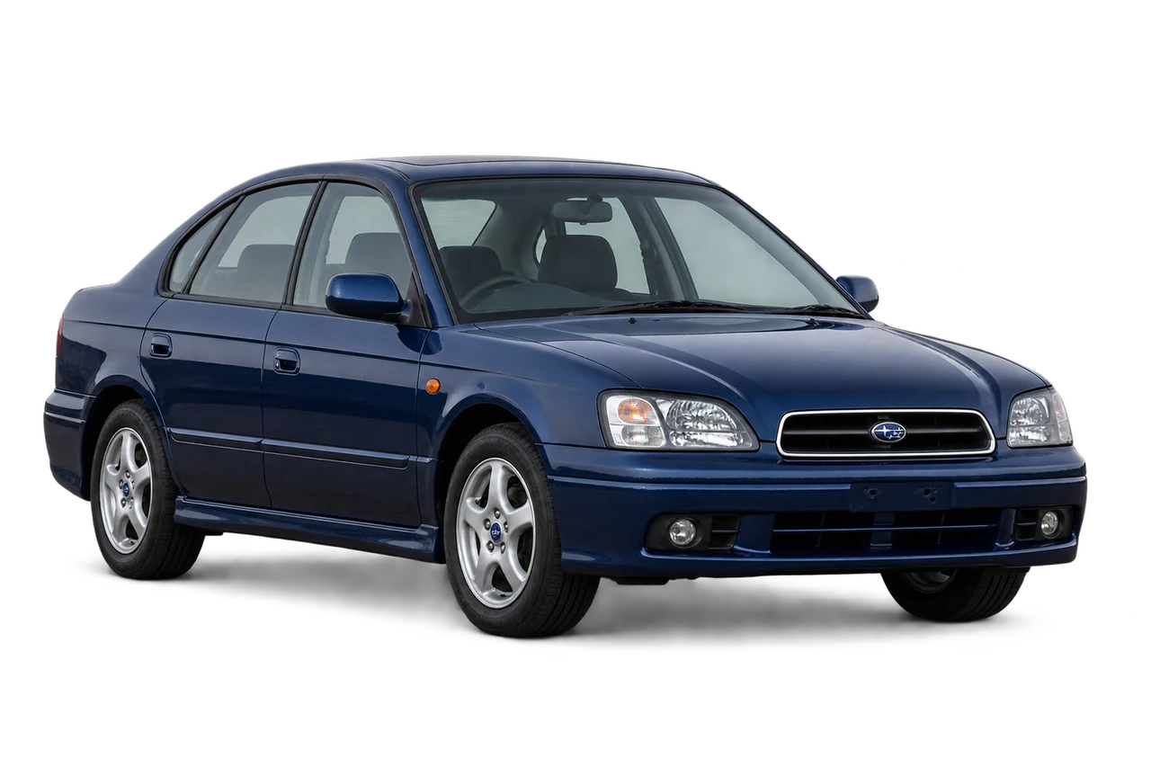 subaru Legacy · BE/BH (1998–2003) · Kartos iliustracija