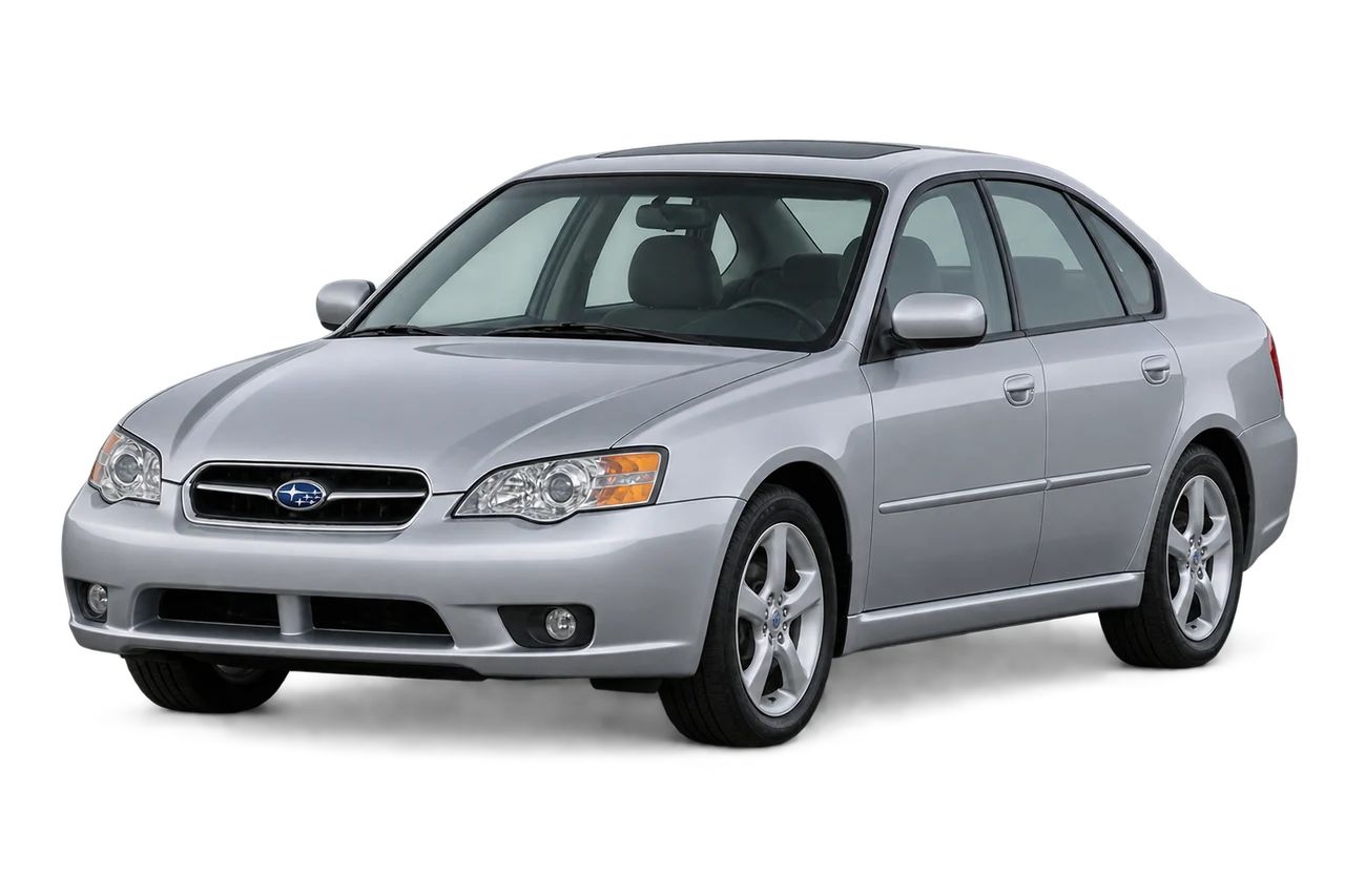 subaru Legacy · BL/BP (2003–2009) · Kartos iliustracija