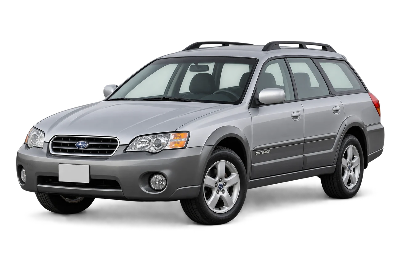 subaru Outback · BP (2003–2009) · Kartos iliustracija