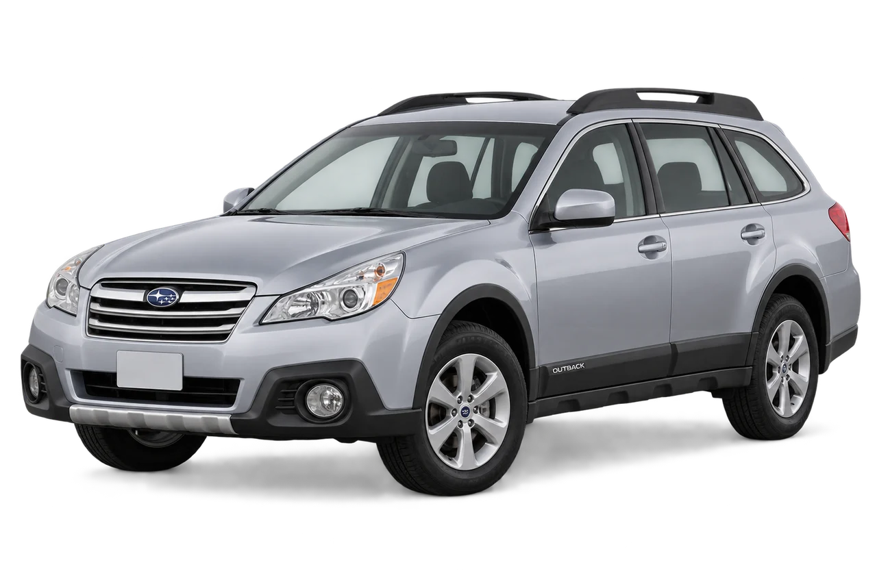 subaru Outback · BR (2009–2014) · Kartos iliustracija