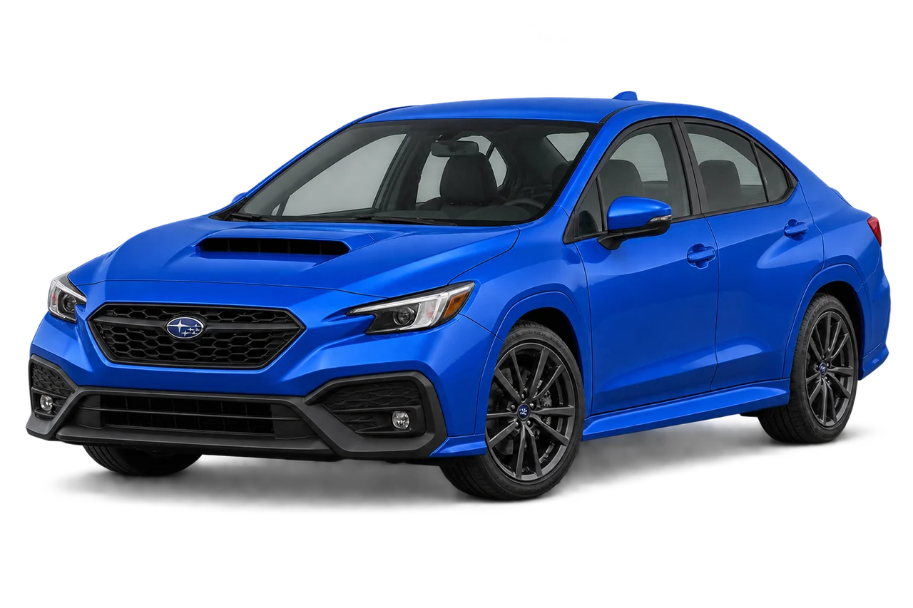 subaru WRX · Modelio iliustracija