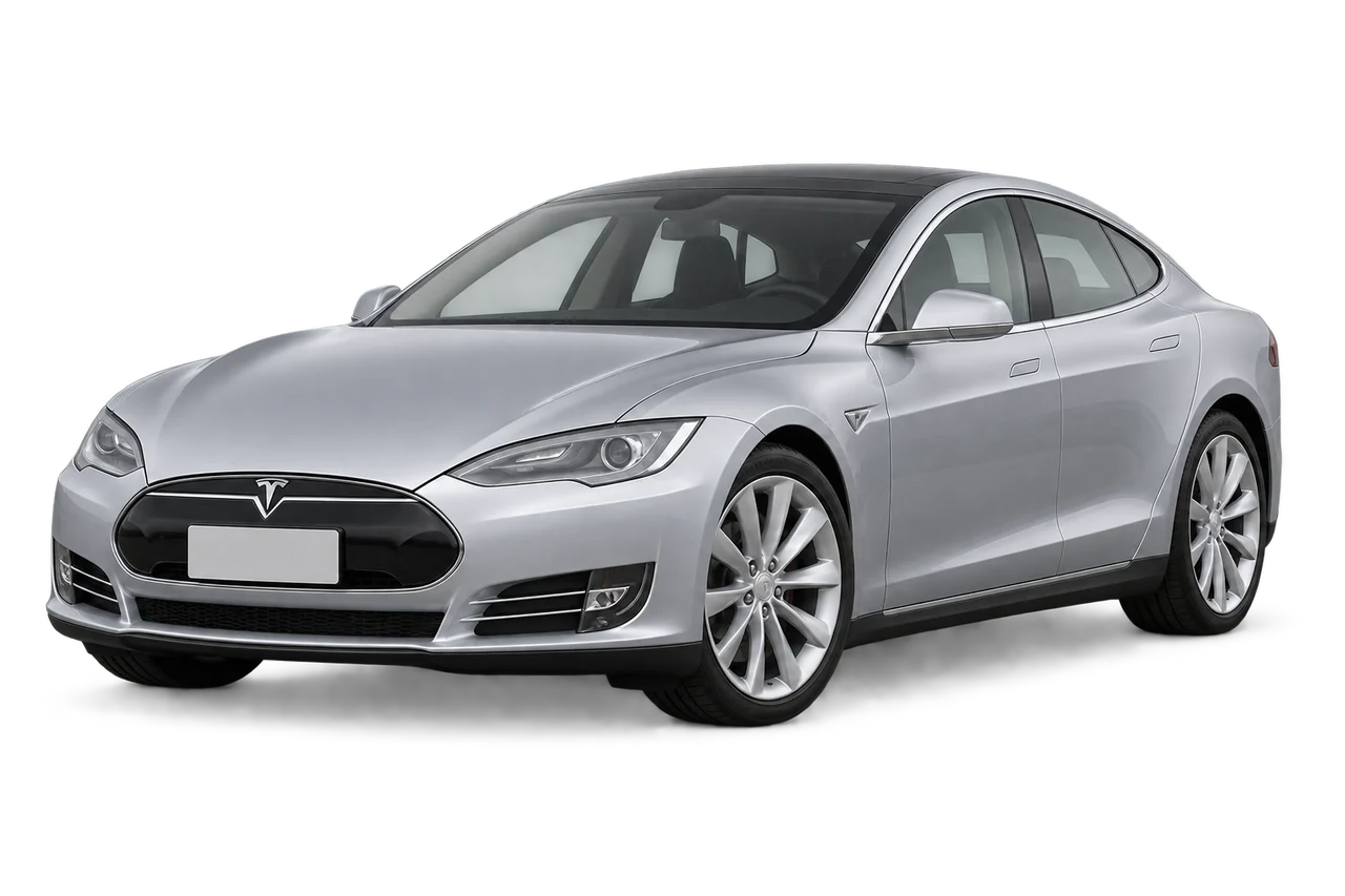 tesla Model S · Pre-refresh (2012–2016) · Kartos iliustracija