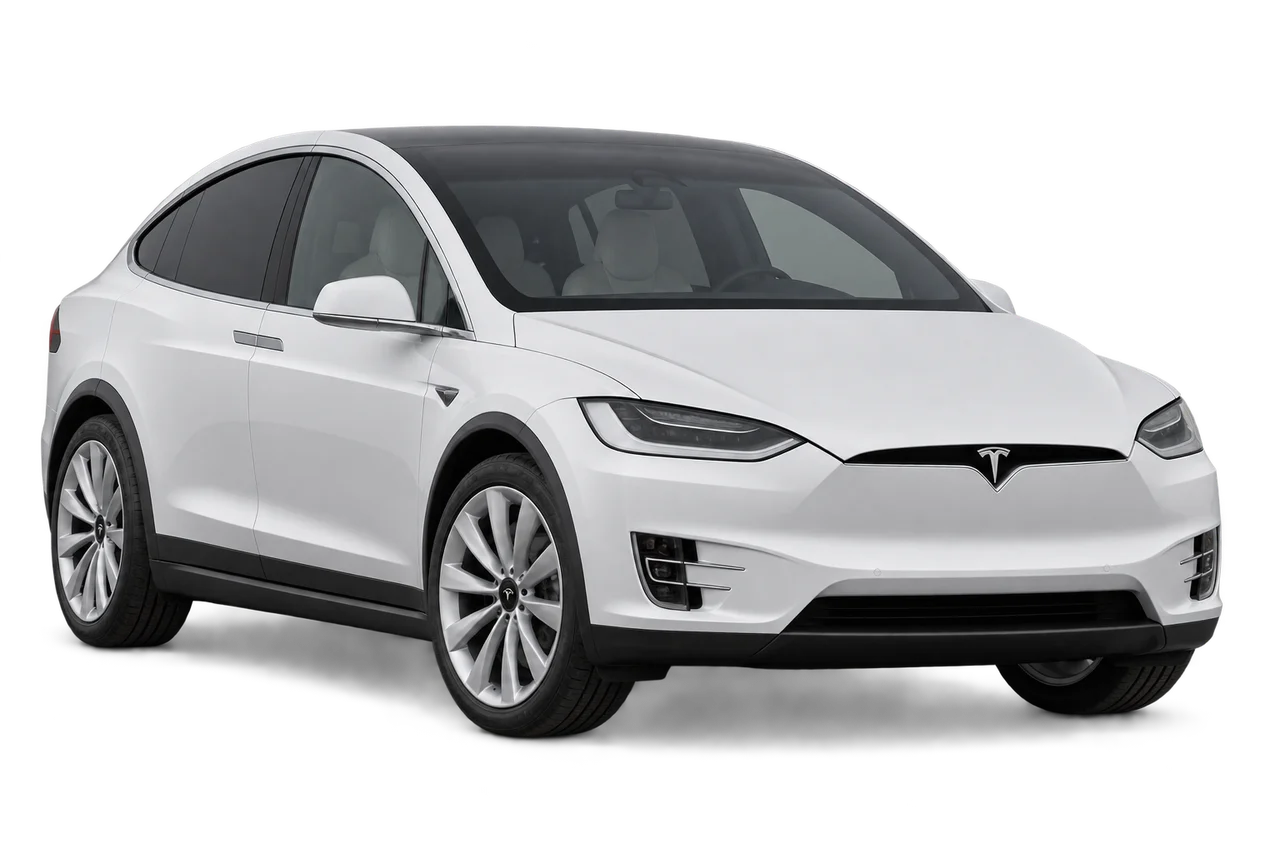 tesla Model X · Pre-refresh (2015–2021) · Kartos iliustracija