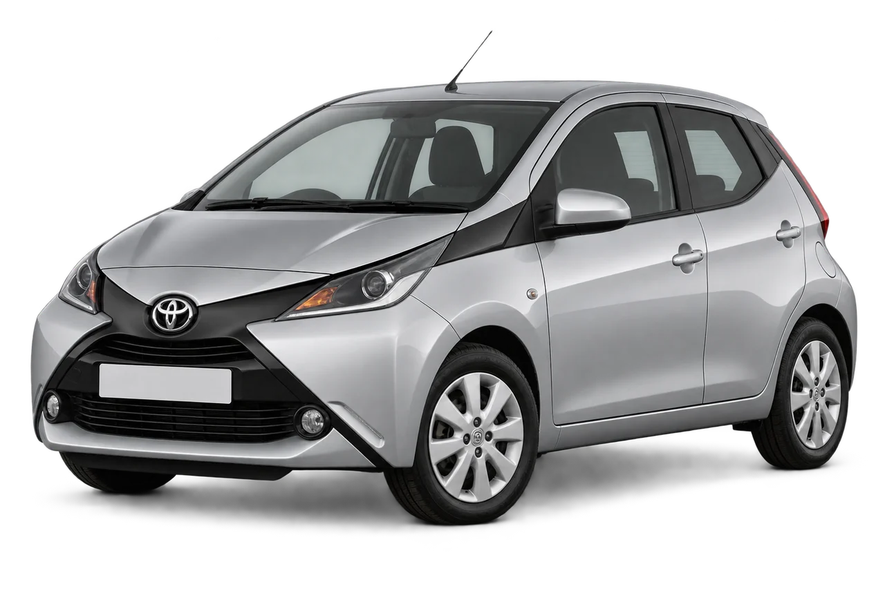 toyota Aygo · AB40 (2014–2018) · Kartos iliustracija