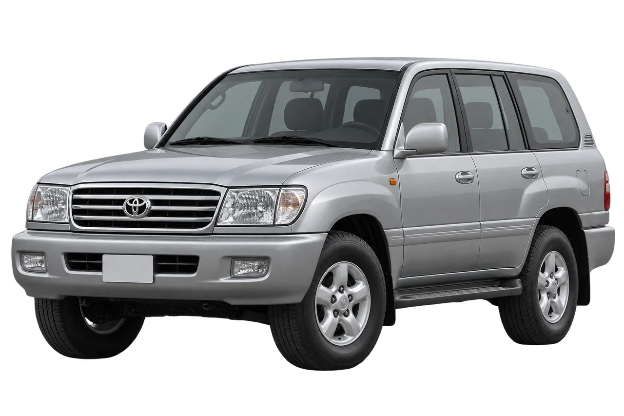 toyota Land Cruiser · J100 (1998–2007) · Kartos iliustracija