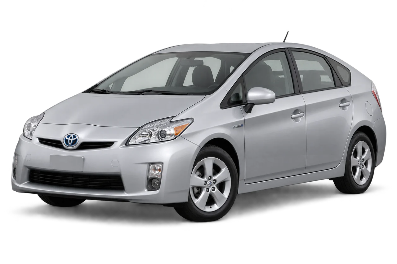 toyota Prius · XW30 (2009–2015) · Kartos iliustracija
