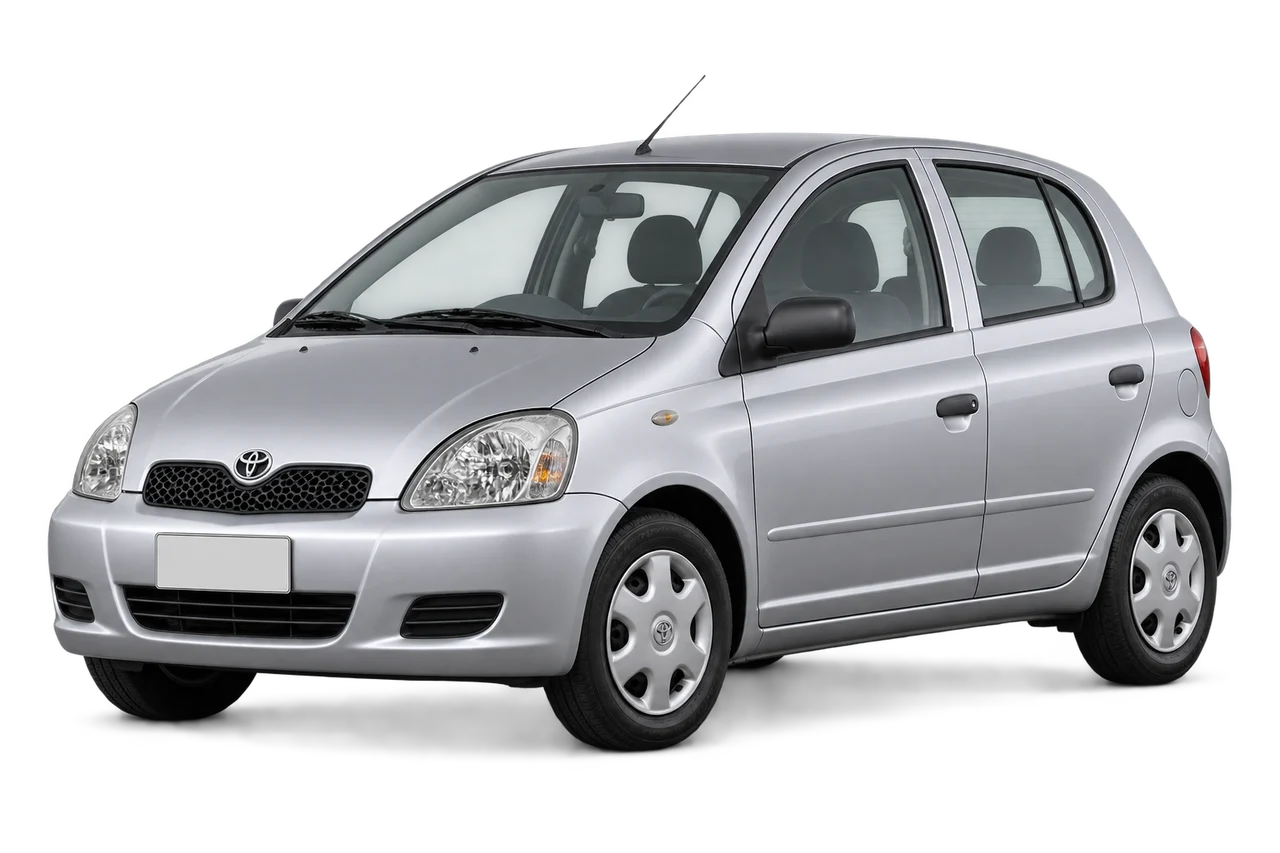 toyota Yaris · XP10 (1999–2005) · Kartos iliustracija