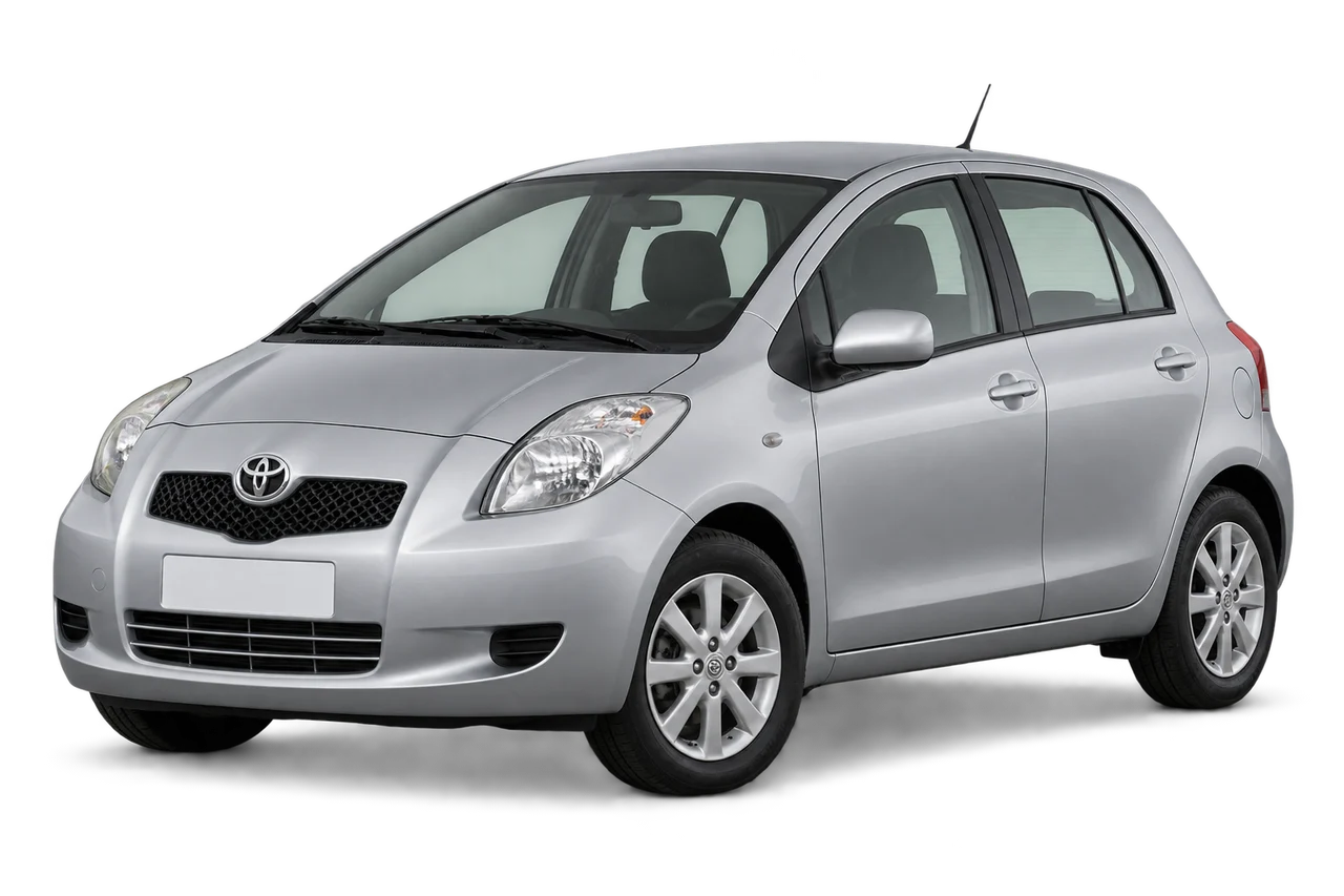 toyota Yaris · XP90 (2005–2011) · Kartos iliustracija