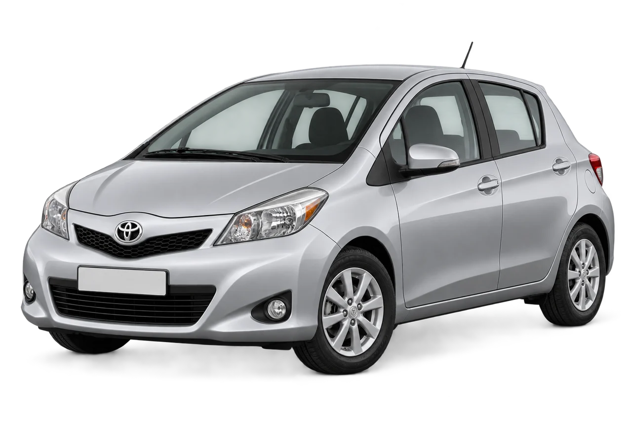 toyota Yaris · XP130 (2011–2014) · Kartos iliustracija