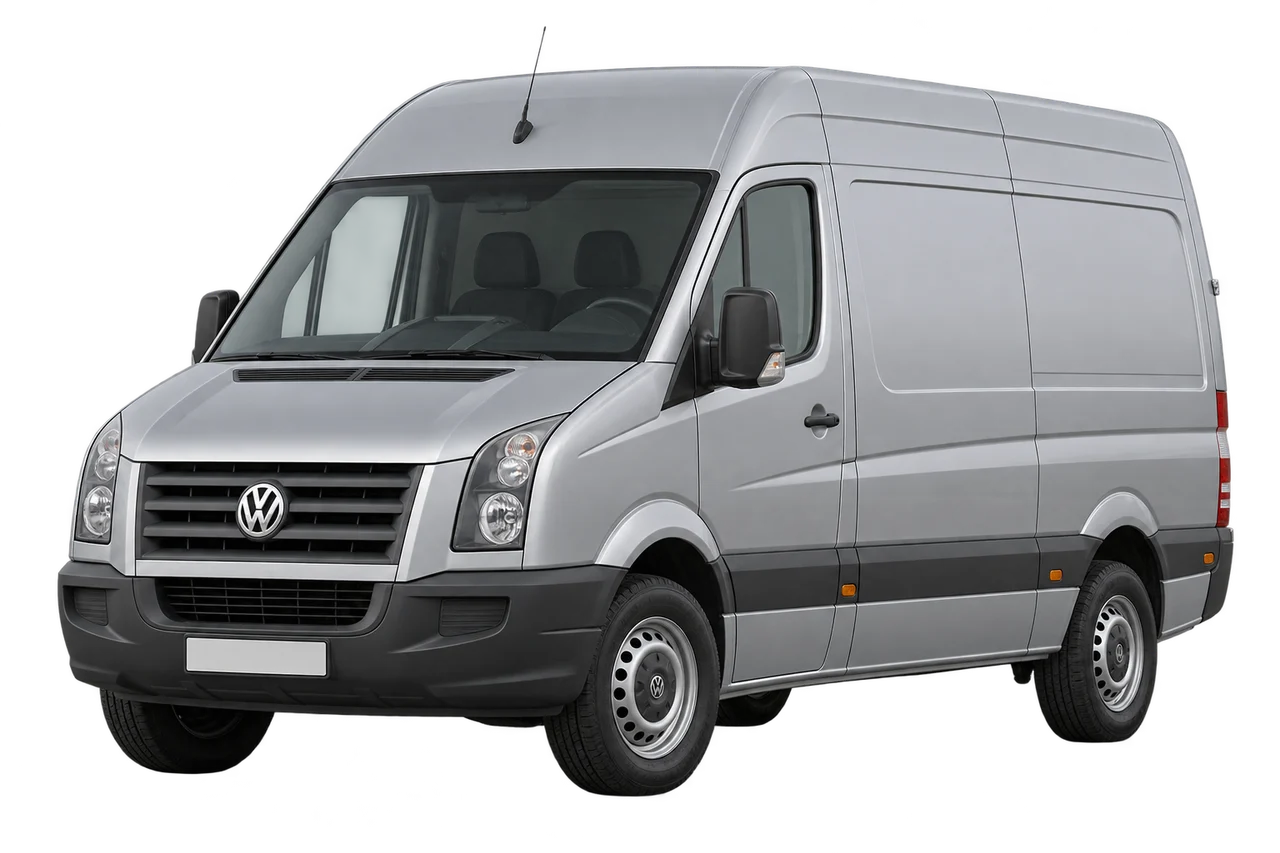 volkswagen Crafter · Mk1 (2006–2016) · Kartos iliustracija