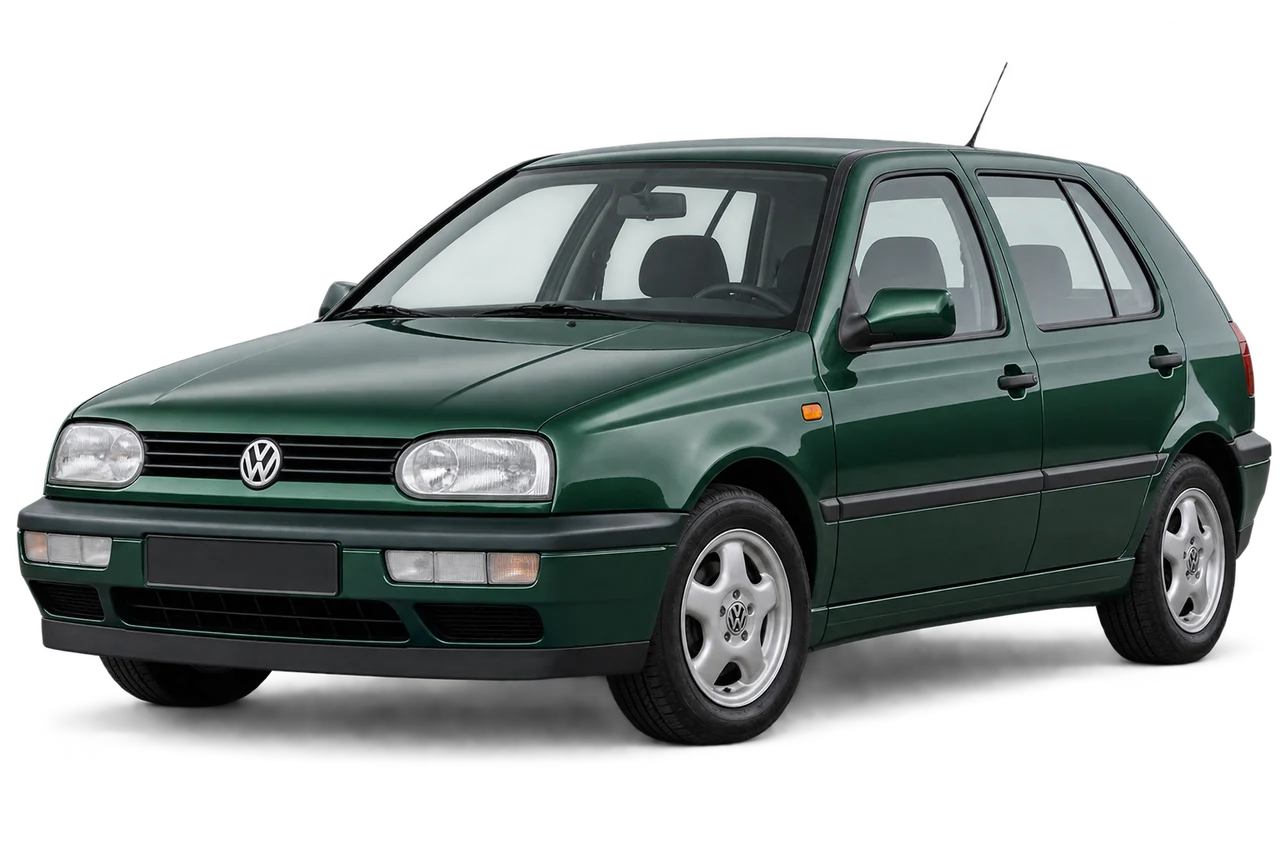 volkswagen Golf · Mk3 (1991–1997) · Kartos iliustracija