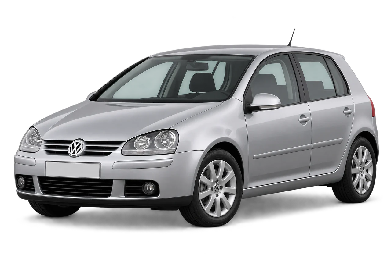 volkswagen Golf · Mk5 (2003–2008) · Kartos iliustracija