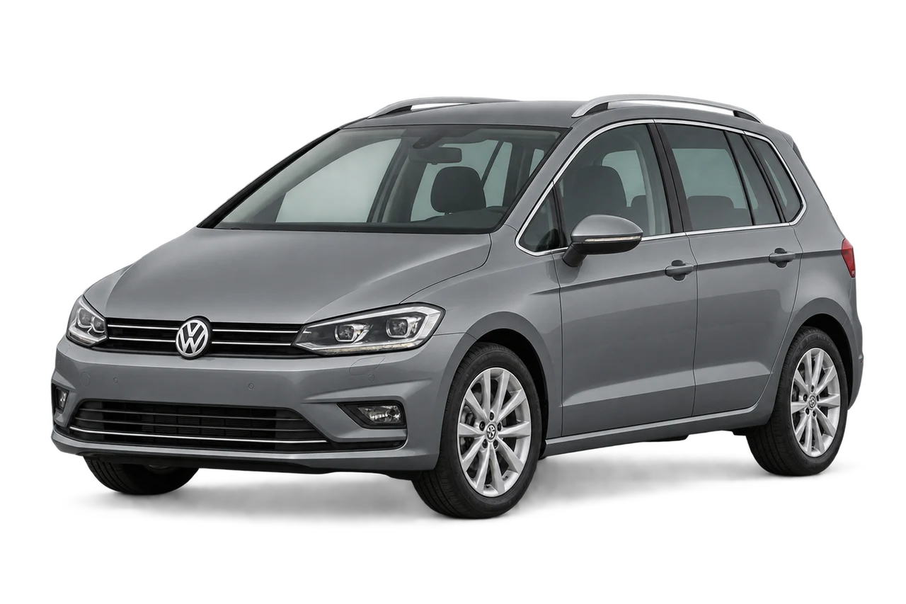 volkswagen Golf Sportsvan · Modelio iliustracija