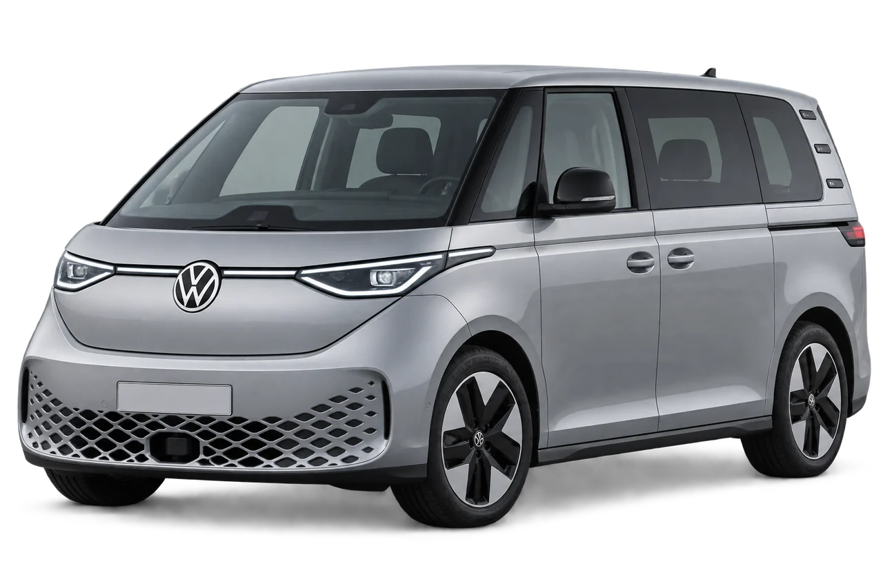 volkswagen ID. Buzz · Modelio iliustracija