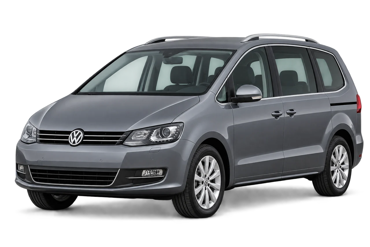 volkswagen Sharan · Modelio iliustracija