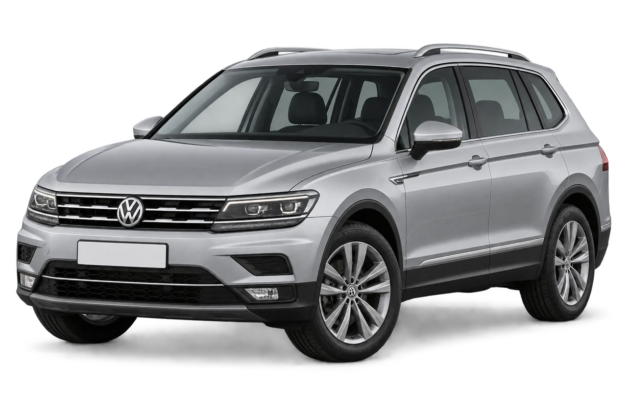 volkswagen Tiguan Allspace · Modelio iliustracija