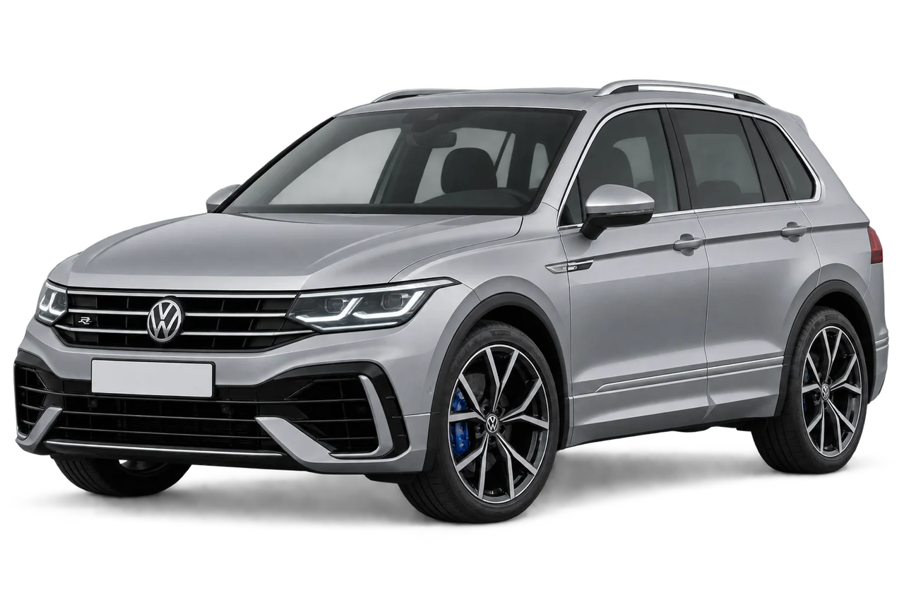 volkswagen Tiguan · Modelio iliustracija