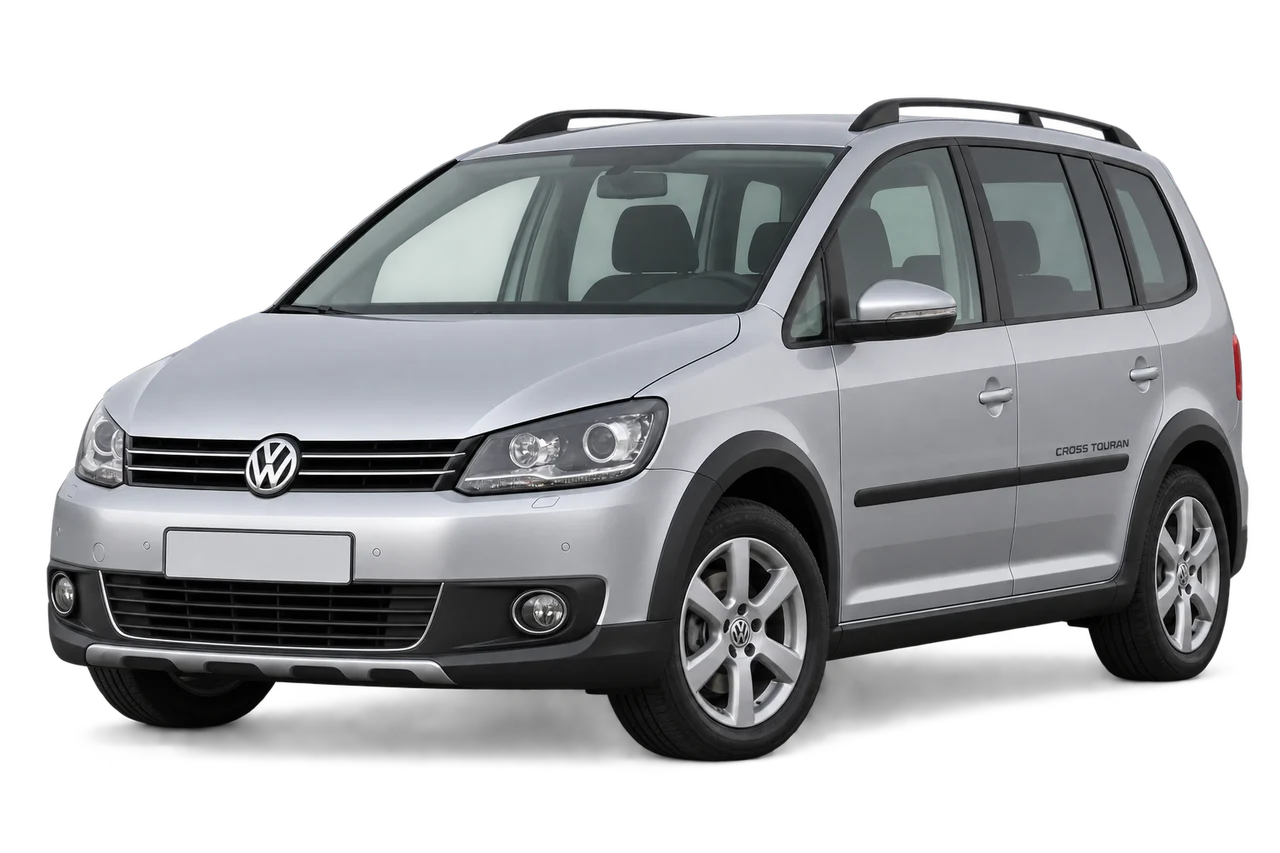 volkswagen Touran · Mk1 FL (2010–2015) · Kartos iliustracija