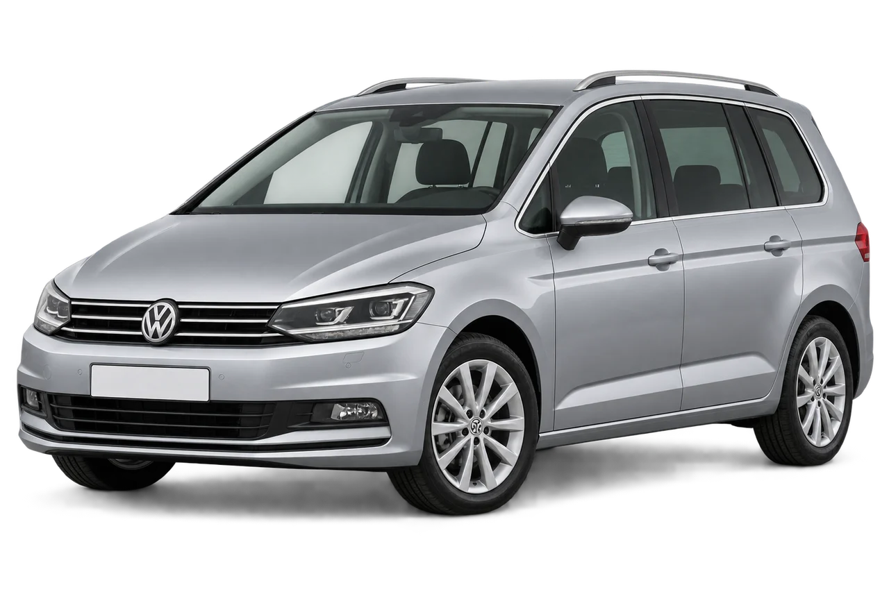 volkswagen Touran · Modelio iliustracija